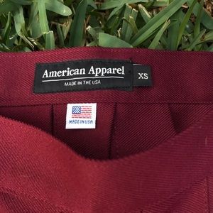 American Apparel pleated tennis skirt